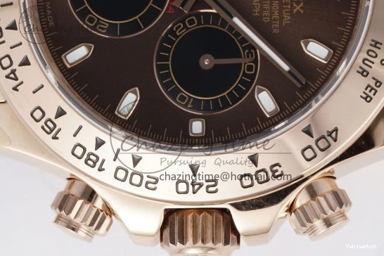 Dial SA4130 Best Edition QF Daytona on 116505 V2 Brown Bracelet RG 1:1 0324